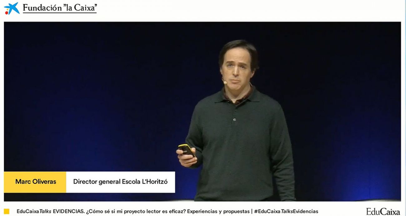 Presentació del nostre projecte lector a #EduCaixaTalks