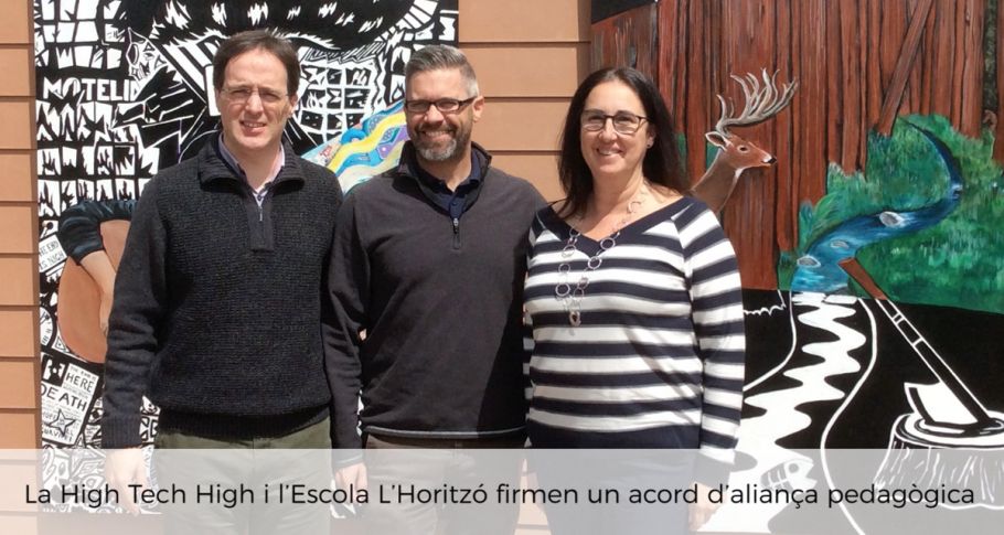 <time datetime="2018-04-05T14:19:03+00:00">5 de abril de 2018</time> | <a href="https://www.escola-horitzo.cat/author/kike/">Super User</a> | <a href="https://www.escola-horitzo.cat/category/el-dia-a-dia/" rel="tag">El dia a dia</a> | <a href="https://www.escola-horitzo.cat/2018/04/05/la-high-tech-high-hth-de-chula-vista-san-diego-california-usa-i-lescola-lhoritzo-firmen-un-acord-dalianca-pedagogica/#respond">No hay comentarios<span class="screen-reader-text"> en La High Tech High (HTH) de Chula Vista (San Diego, Califòrnia, USA) i l’Escola L’Horitzó firmen un acord d’aliança pedagògica</span></a>