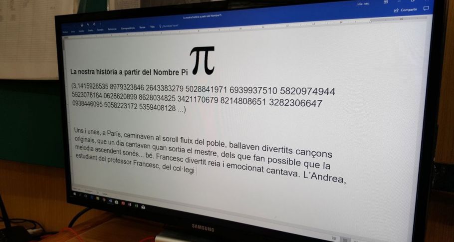 <time datetime="2018-03-15T12:25:26+00:00">15 de marzo de 2018</time> | <a href="https://www.escola-horitzo.cat/author/kike/">Super User</a> | <a href="https://www.escola-horitzo.cat/category/el-dia-a-dia/" rel="tag">El dia a dia</a> | <a href="https://www.escola-horitzo.cat/2018/03/15/hem-escrit-un-pi-relat-per-a-commemorar-la-constant-matematica-%cf%80/#respond">No hay comentarios<span class="screen-reader-text"> en Hem escrit un Pi-relat per a commemorar la constant matemàtica π</span></a>