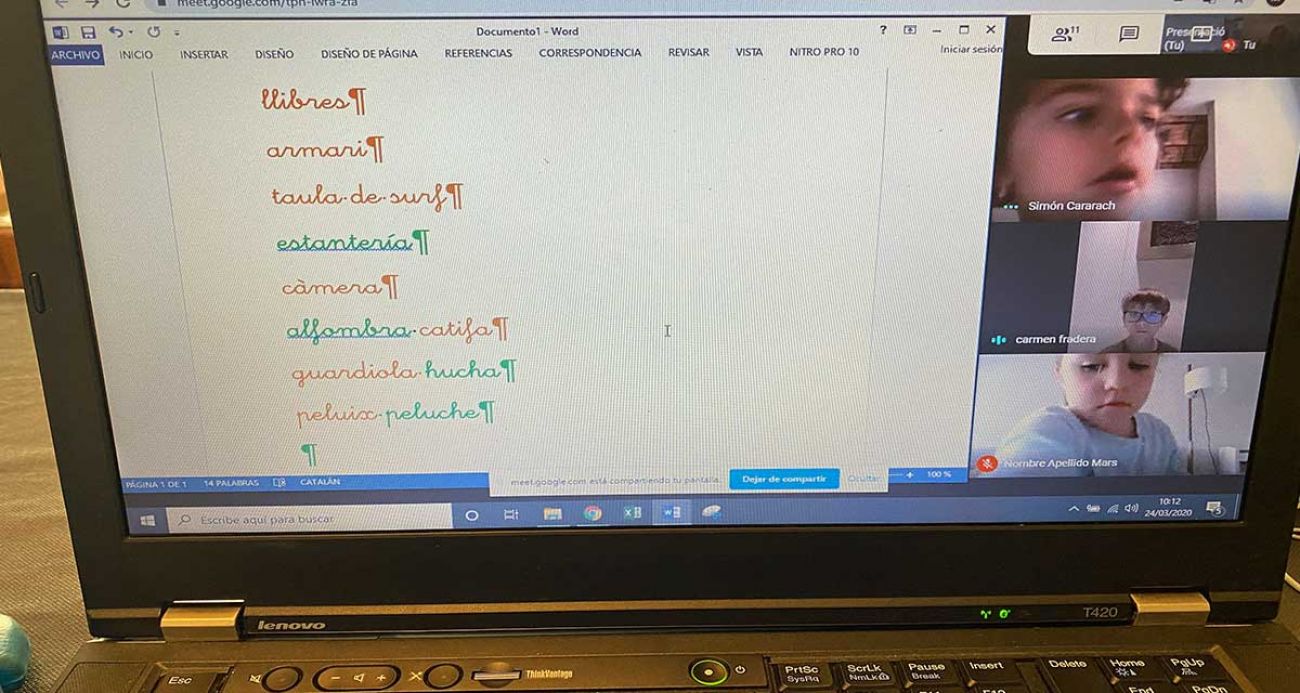 Un bon moment per seguir aprenent a llegir i a escriure