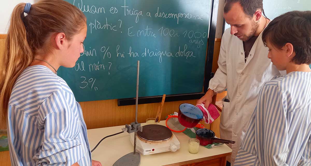 L'oli utilitzat i la parafina